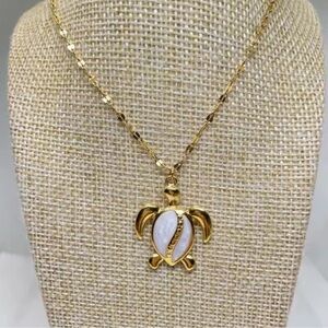Turtle Gold Stainless Steel Waterproof Necklace